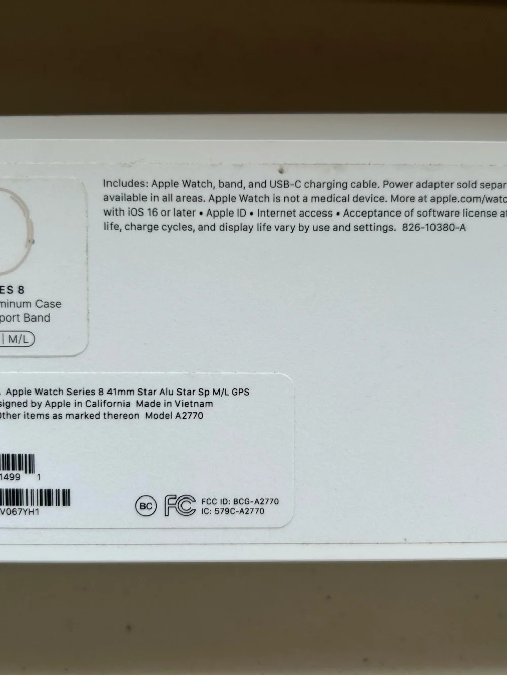 Apple IWatch 8 Series- Excellent Condition